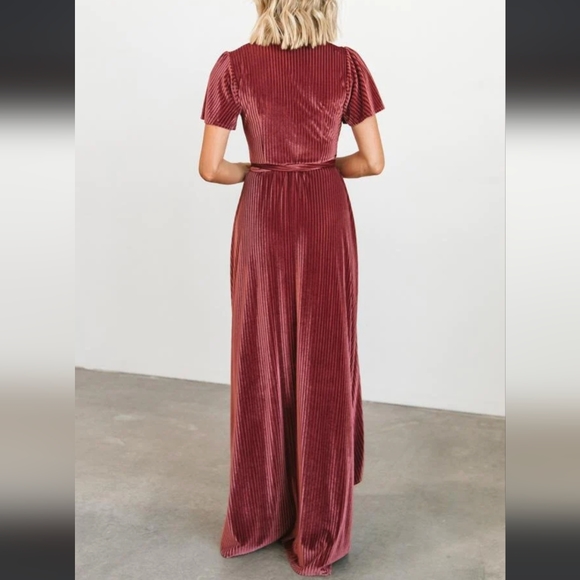 Baltic Born Andi Ribbed Wrap Dress - Picture 7 of 9